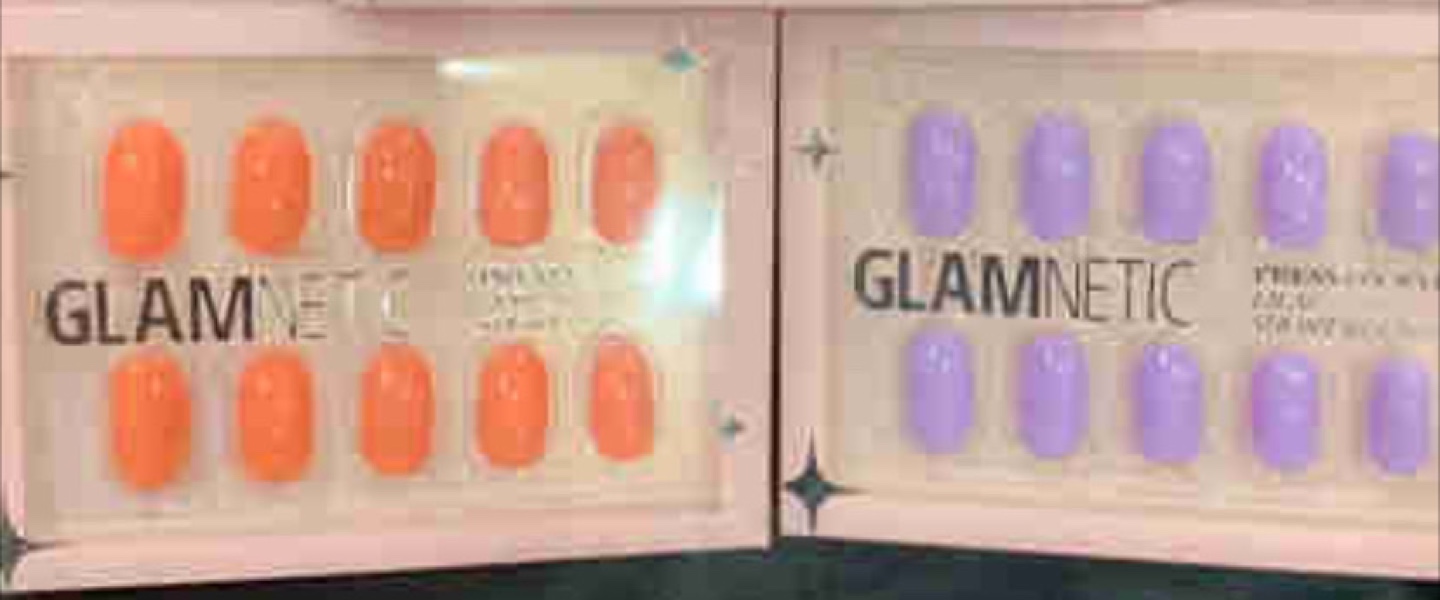Glamnetic Press-On Nails - Apricot, & Lilac