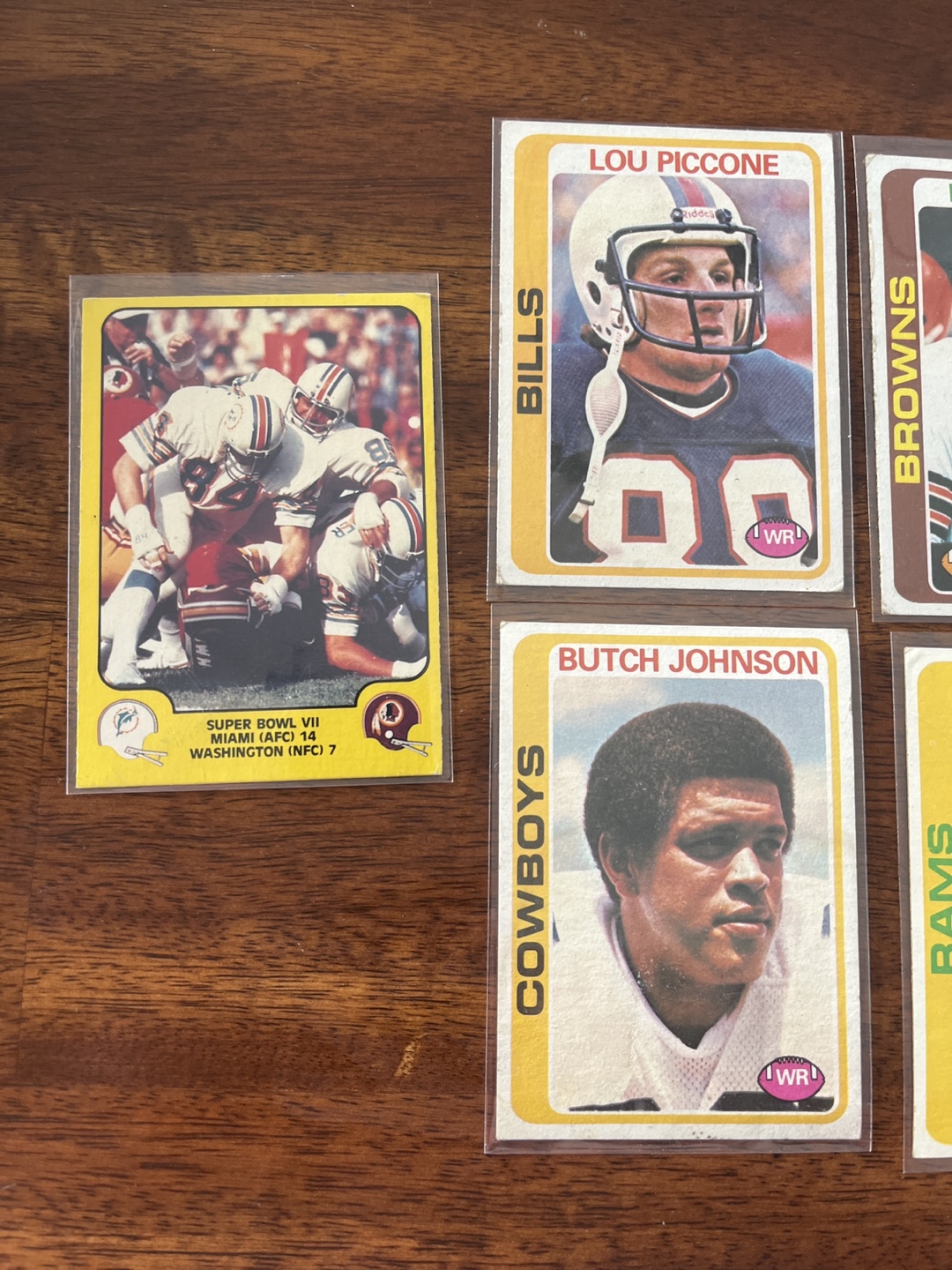 Vintage Football Cards - 1970s Collection. $4 for all! - photo 2