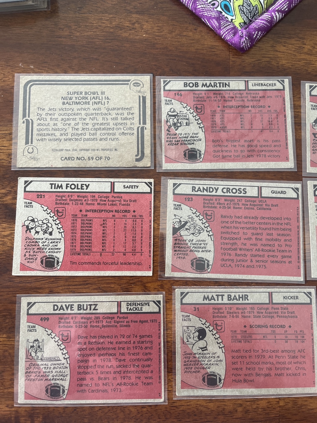 1977 Topps Football Cards - Lot of 12. $5 for lot. - photo 4