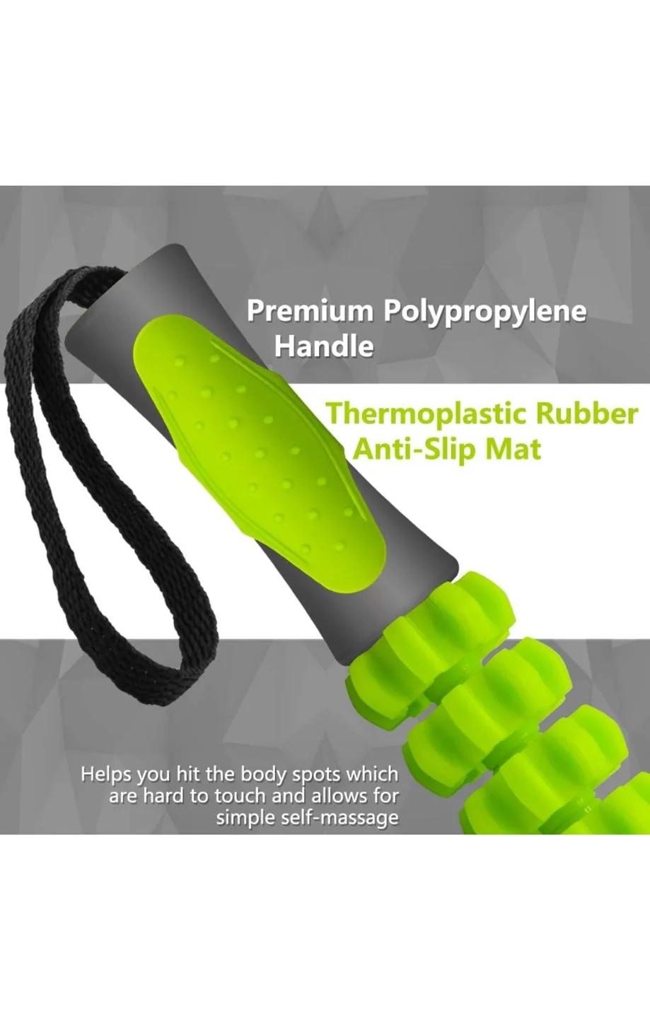 Ameri Fitness - light green Muscle Roller Massage Stick (used) 💚 image indicator(6)