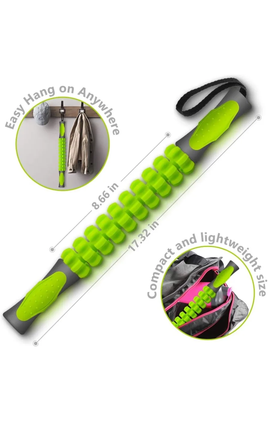 Ameri Fitness - light green Muscle Roller Massage Stick (used) 💚 image indicator(8)