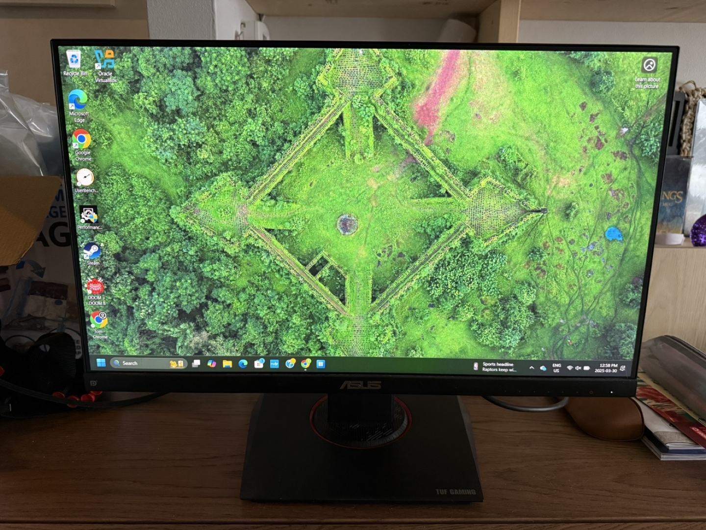24” ASUS TUF Gaming Monitor 1080p 144hz 1ms