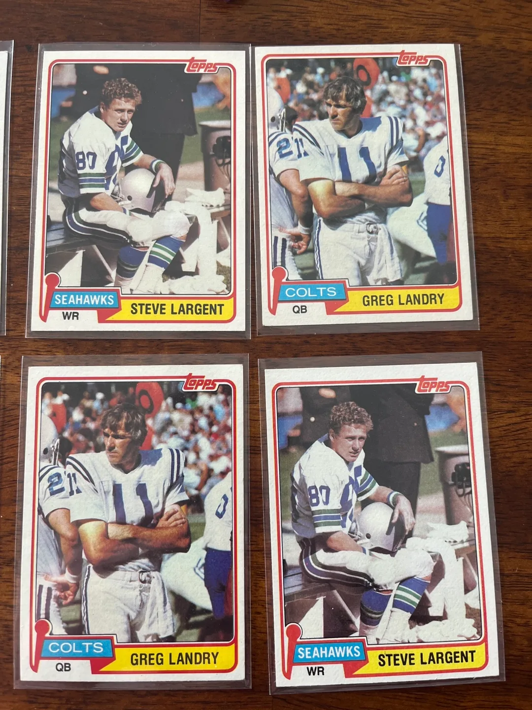 1981 Topps Football Cards - Lot of 10 for $5 image indicator(3)