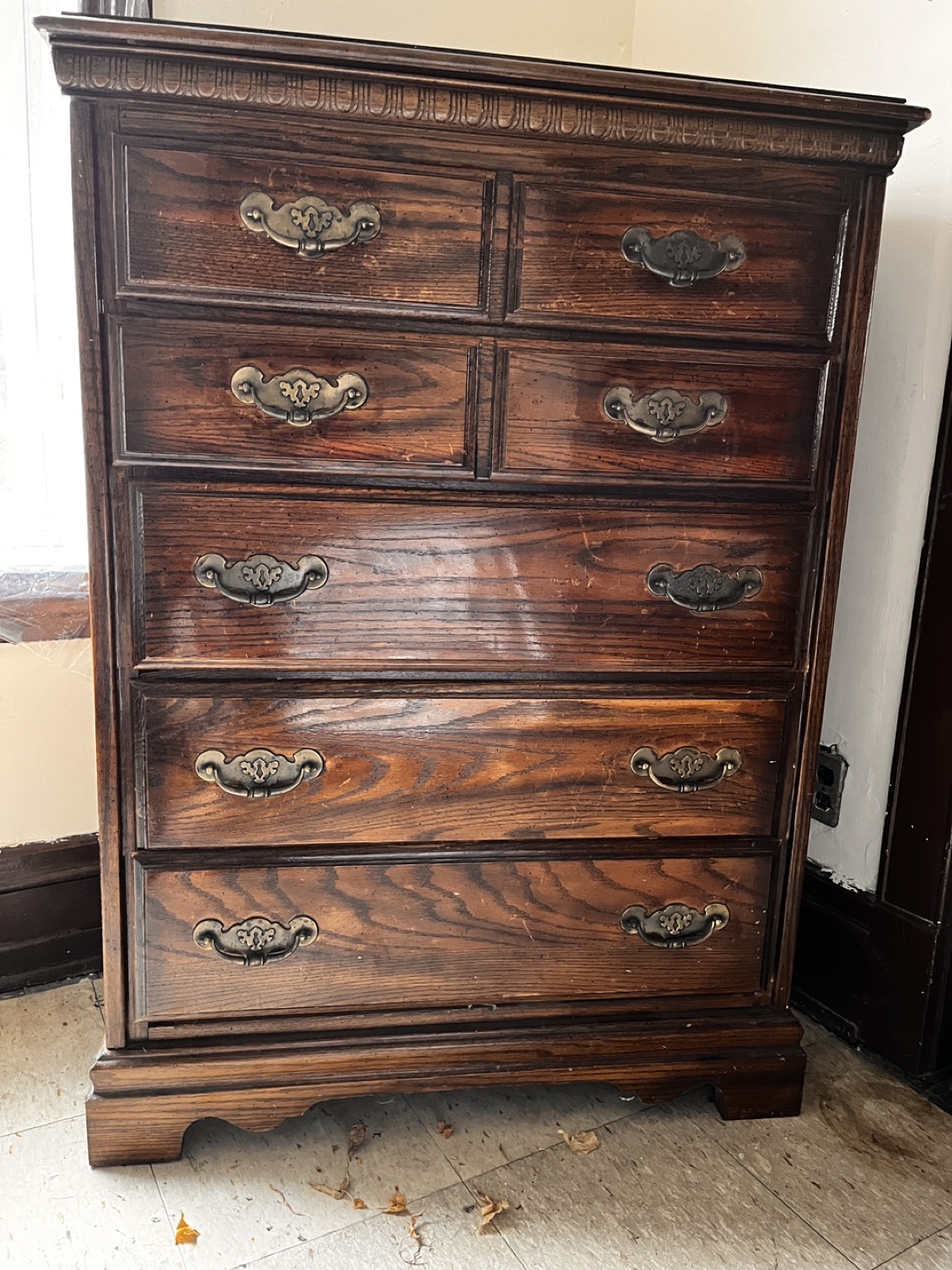 Vintage Wooden Chest of Drawers