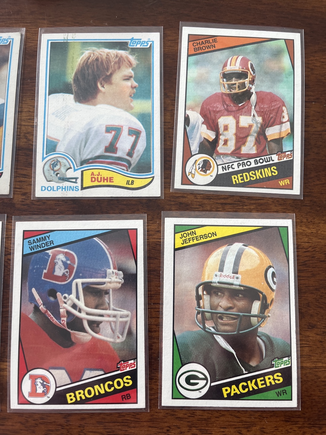 Vintage Topps NFL Football cards. $5 for the lot.