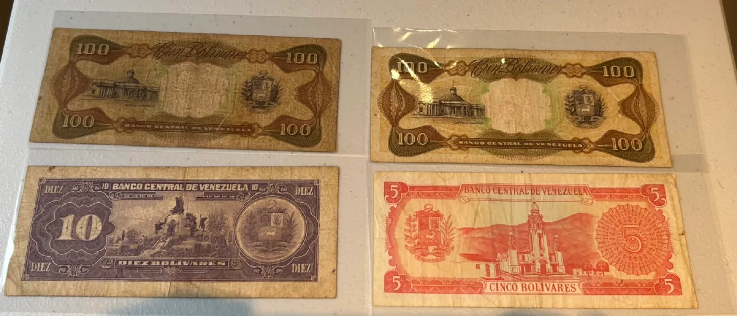 Collection of vintage banknotes from South America image indicator(6)