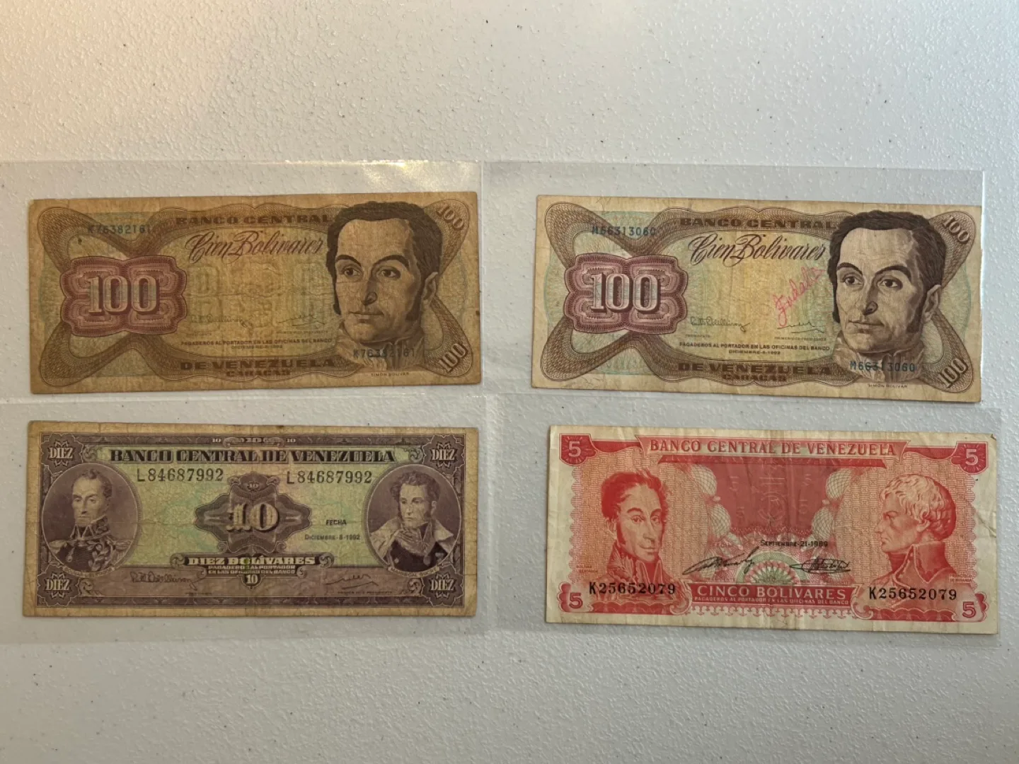 Collection of vintage banknotes from South America image indicator(4)