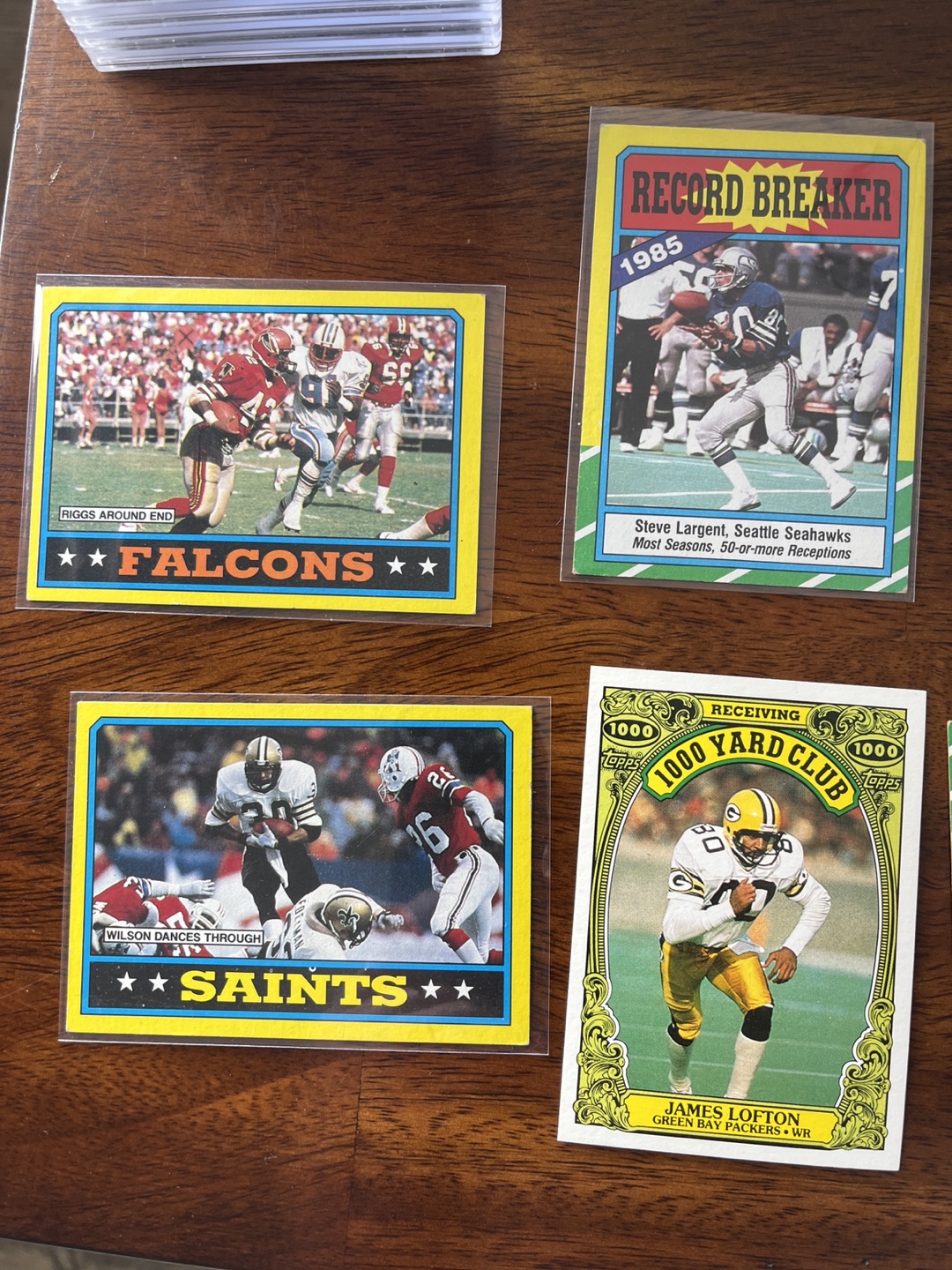 1985 Topps Football Card Lot - 20 Cards-$10 for all