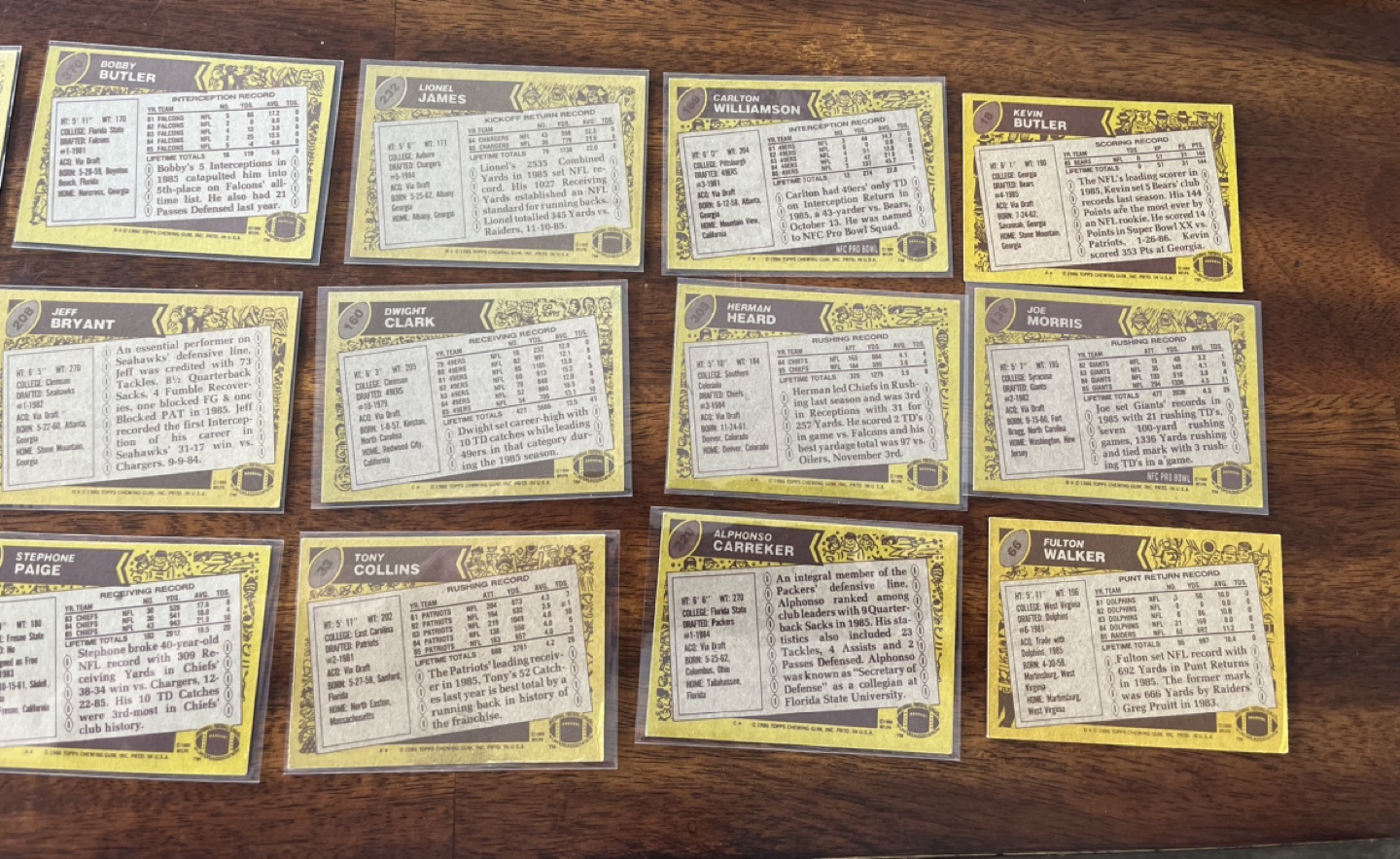 1985 Topps Football Card Lot - 20 Cards-$10 for all - photo 5