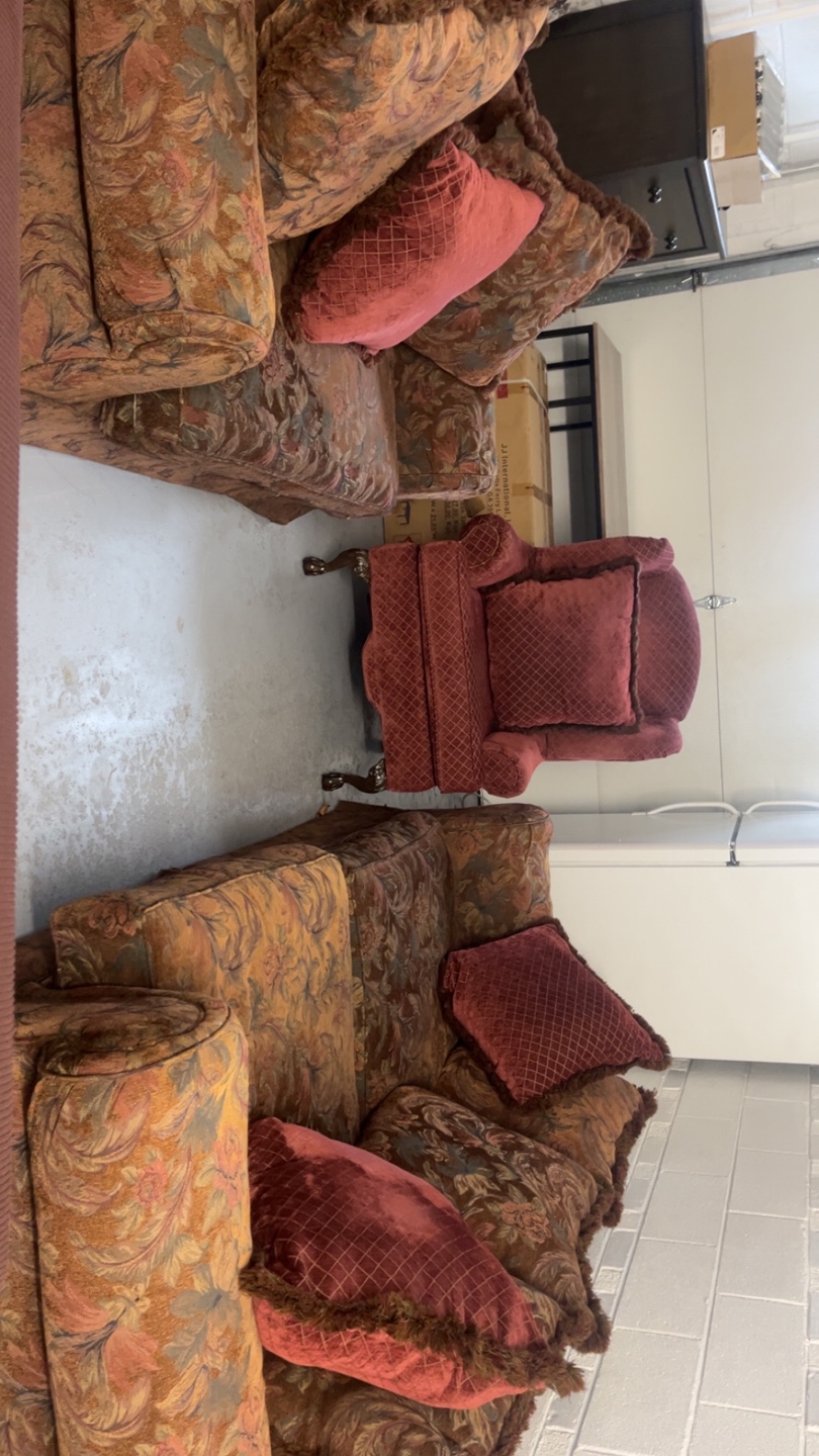Gorgeous Living Room Set: Loveseat, Sofa, and Chair