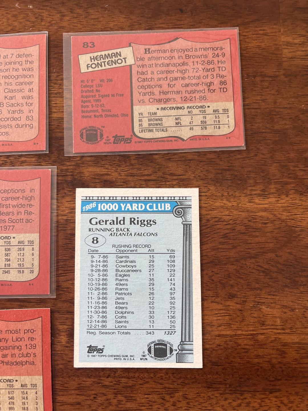 1983 Topps Football Card Lot - $5 for lot. - photo 5