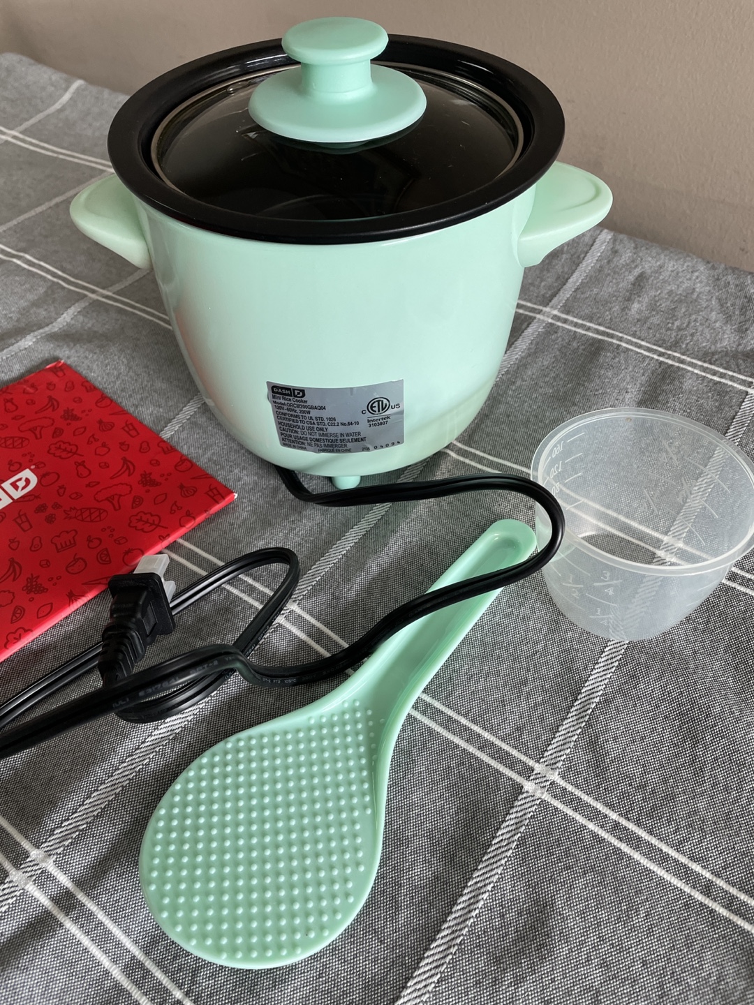 Rice Cooker - Mint Green - DASH Compact - photo 3