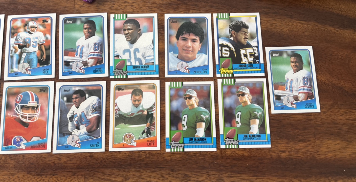 1987 Topps Football Card lot. $10 for all! - photo 3