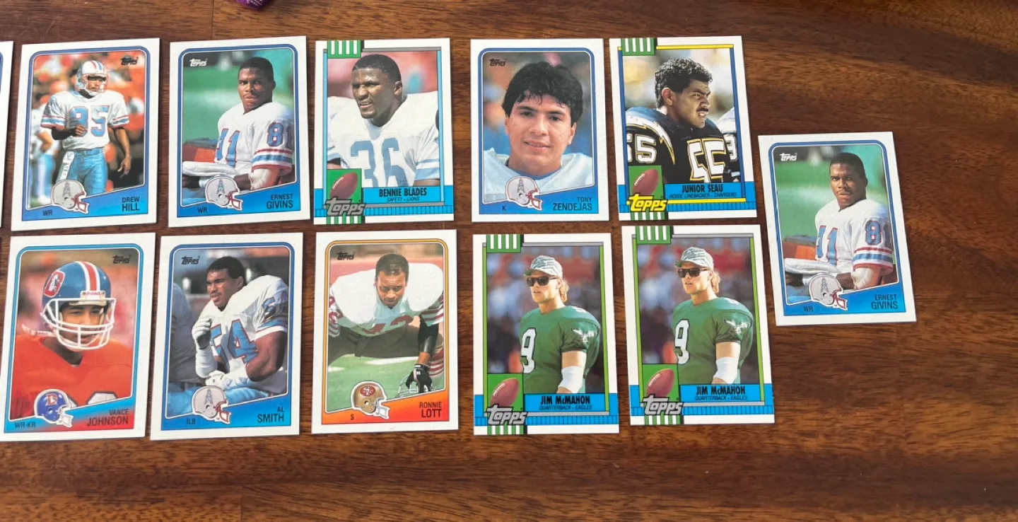 1987 Topps Football Card lot. $10 for all! image indicator(3)