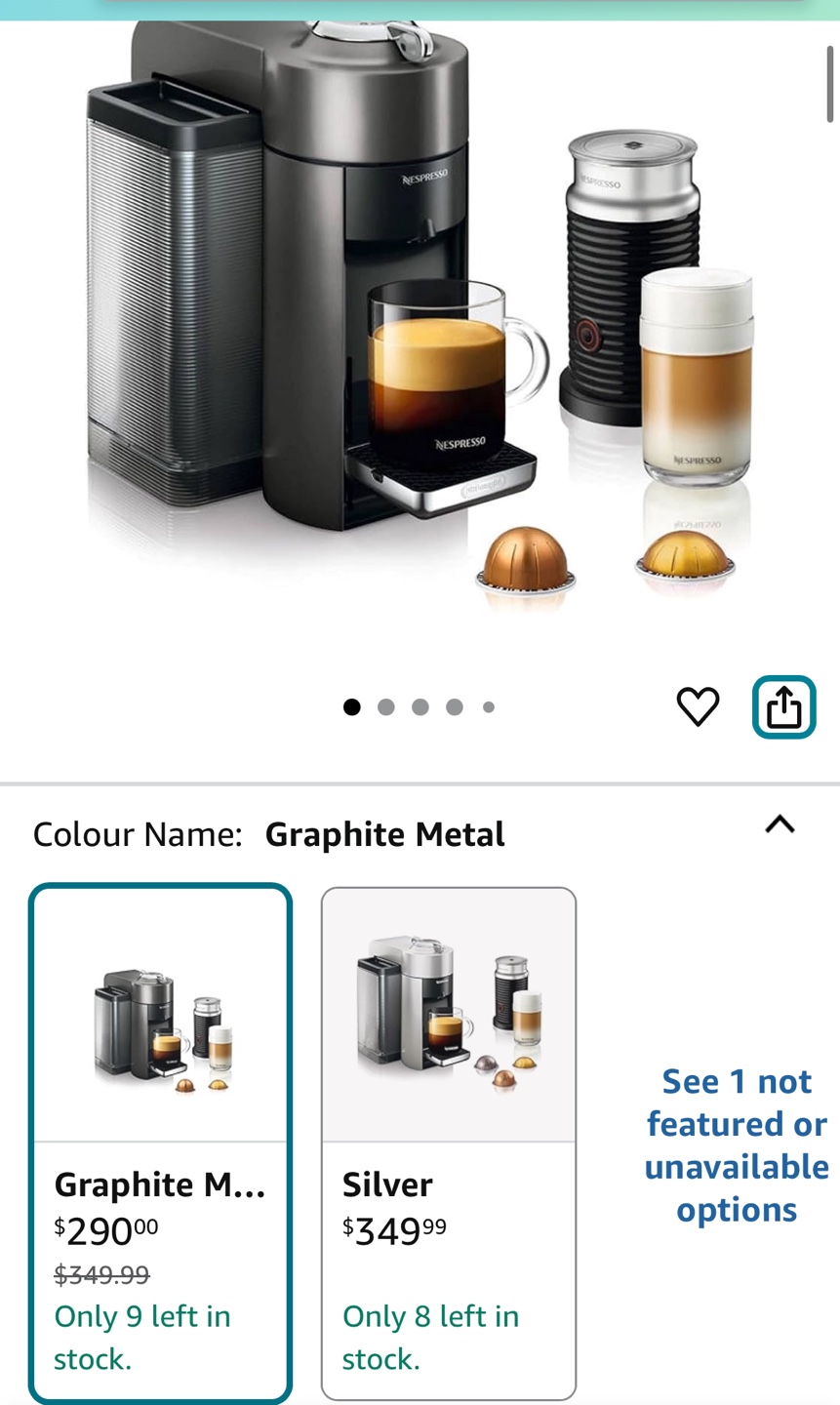 Nespresso Machine with Milk Frother - photo 2