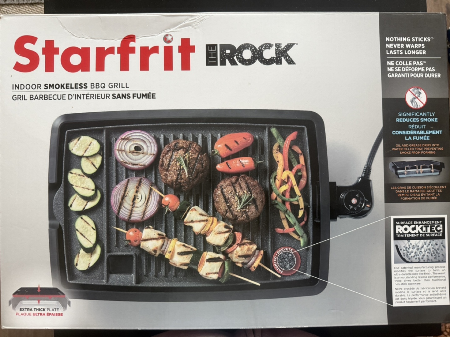 Starfrit The Rock Smokeless Indoor BBQ Grill - photo 2