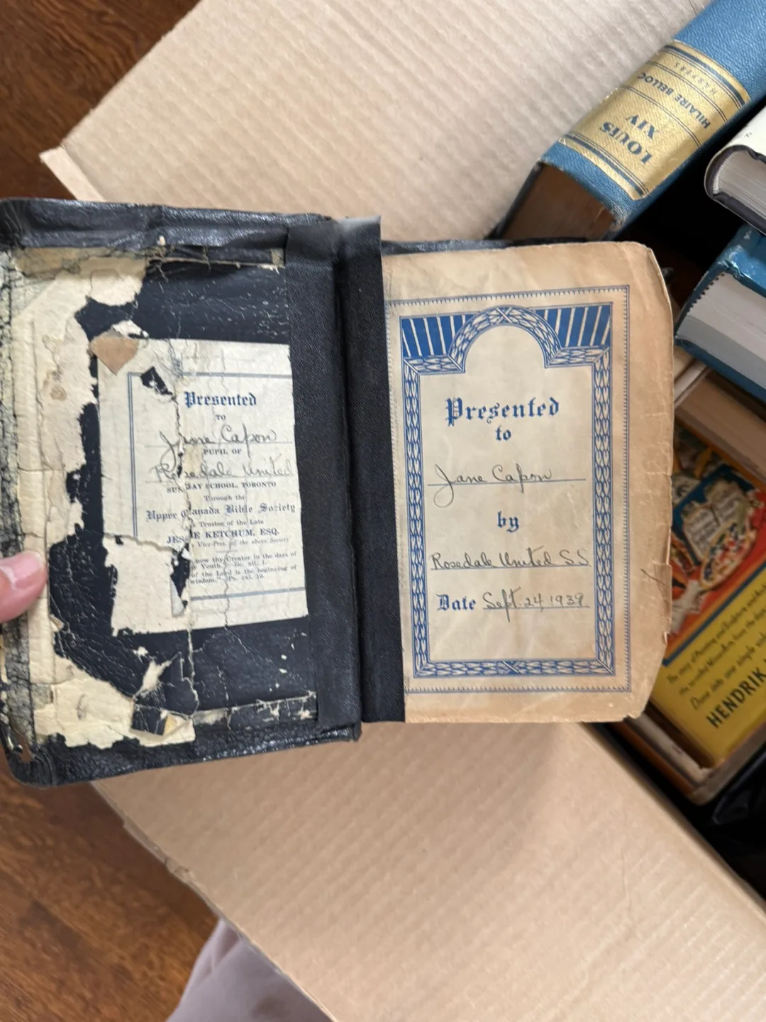 Lot of antique hard bound books image indicator(3)