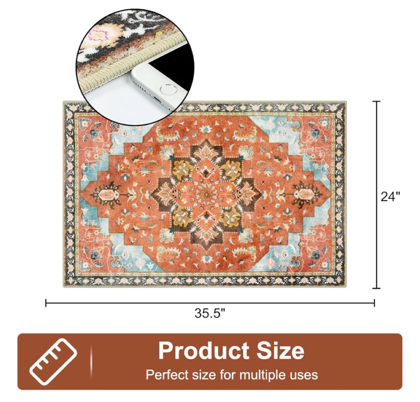 Seavish Vintage Bathroom Rug Set - photo 3