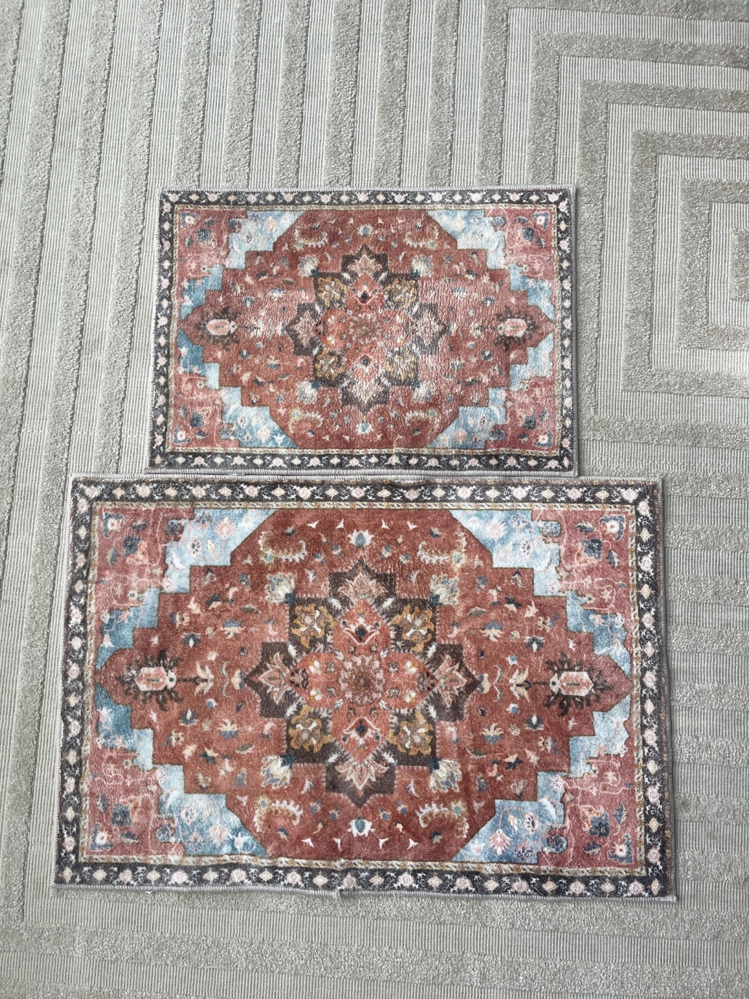 Seavish Vintage Bathroom Rug Set