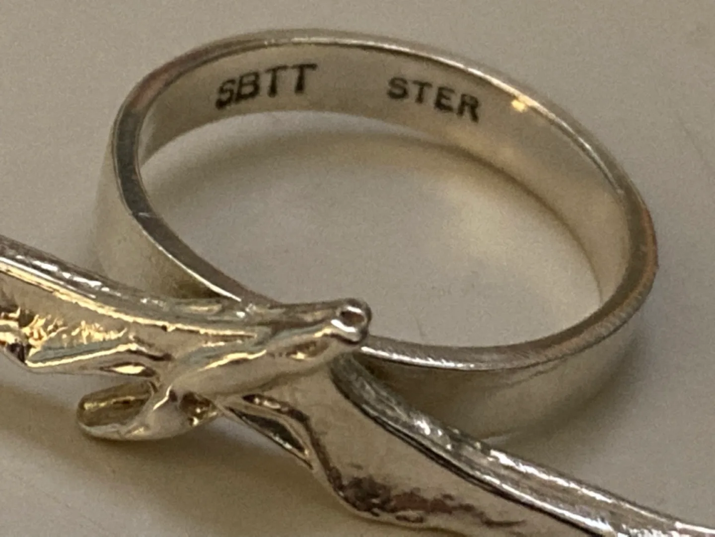 Sterling Silver Pterodactyl Ring image indicator(3)