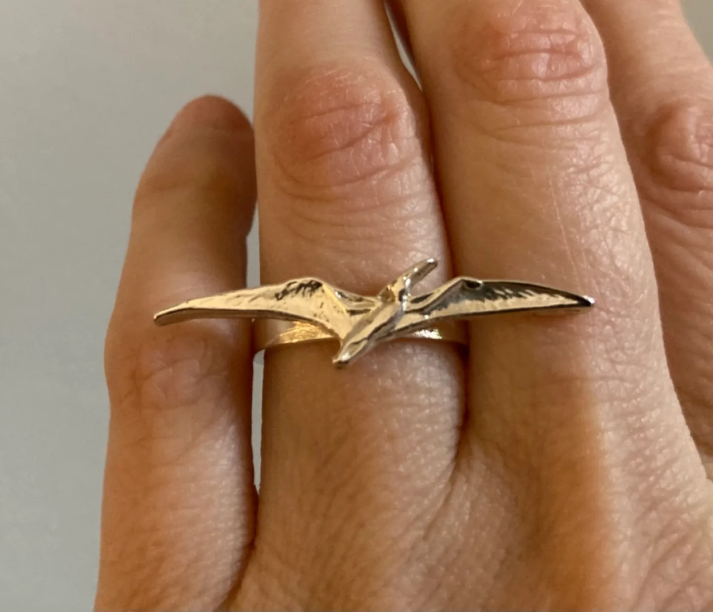 Sterling Silver Pterodactyl Ring image indicator(5)