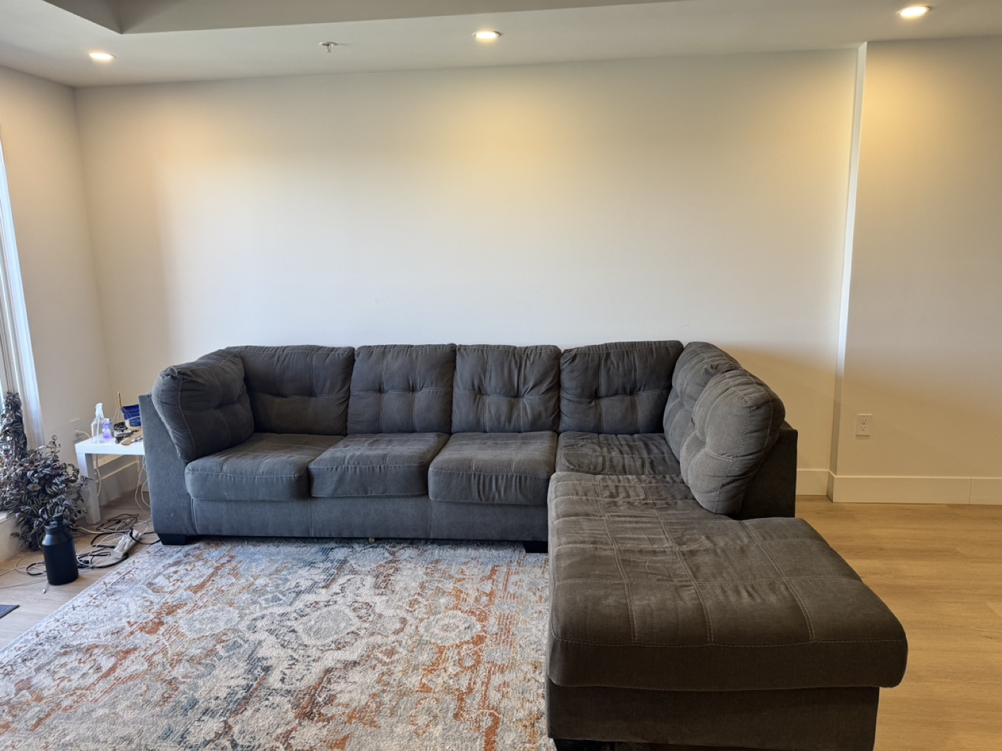 Grey Sectional Sofa - Negotiable