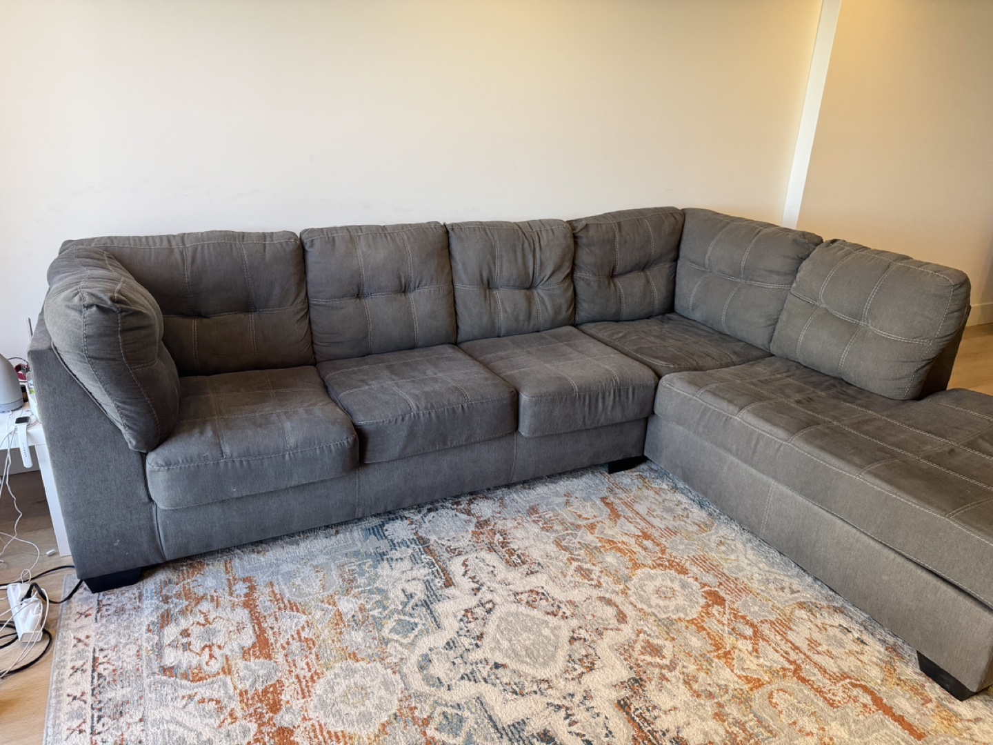 Grey Sectional Sofa - Negotiable - photo 4
