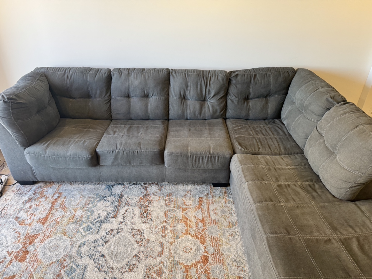 Grey Sectional Sofa - Negotiable - photo 3