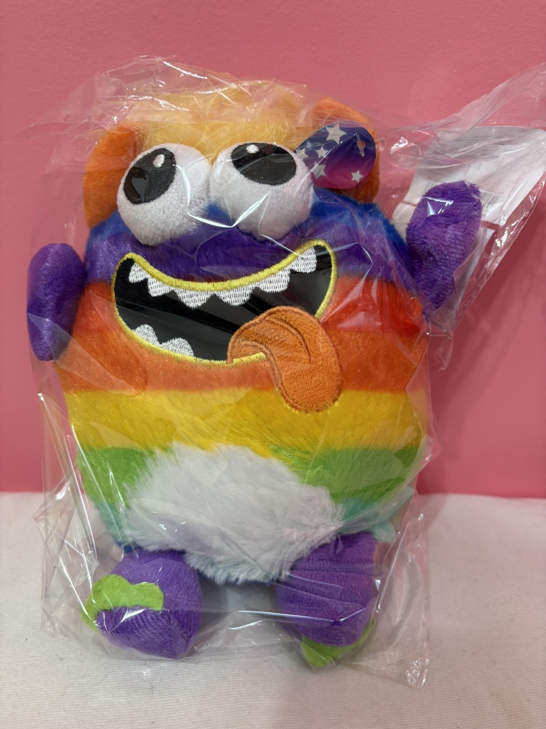 Rainbow Monster Plush Toy