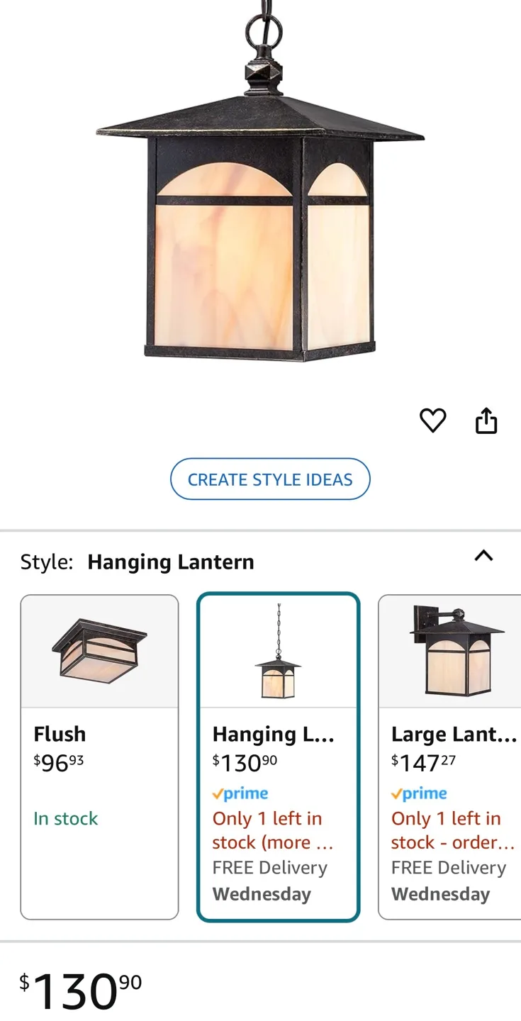 Nuvo Lighting 60/5654 Canyon Hanging Lantern image indicator(2)