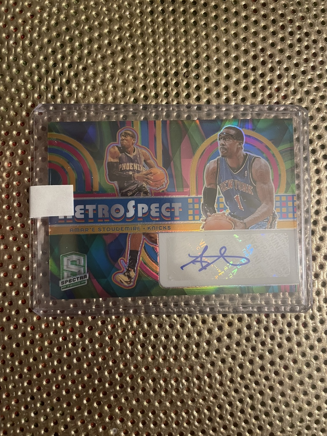 Amare Stoudemire Autographed Retrospect Prizm #RSA-ASM 2/5