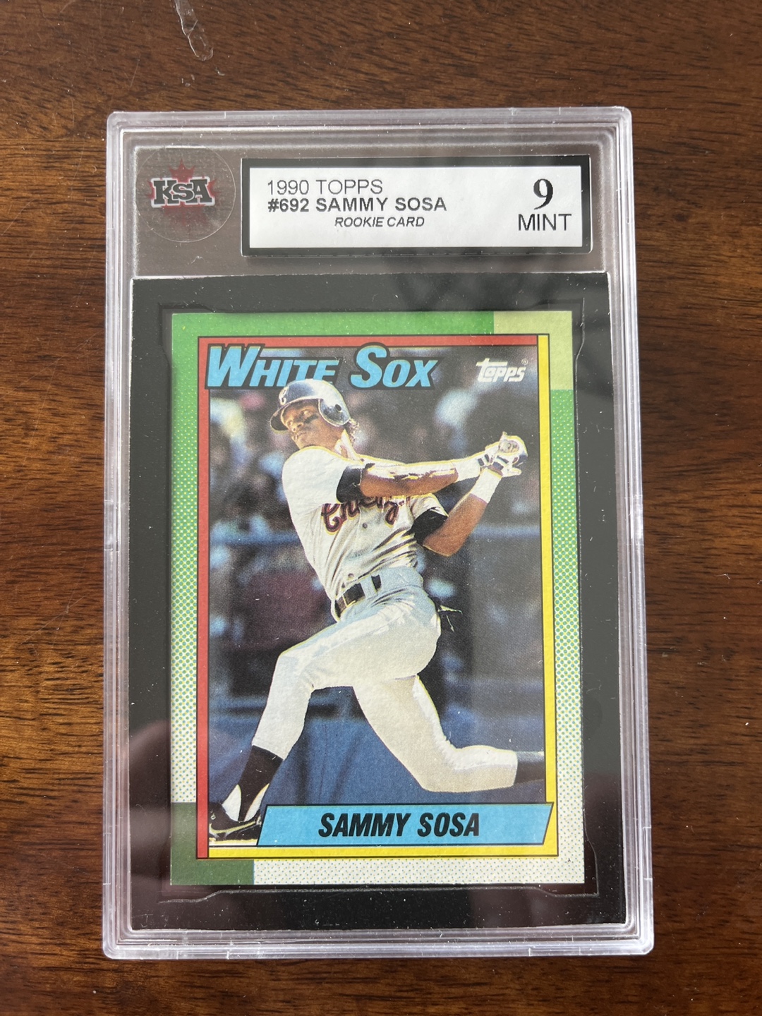 1990 Topps Sammy Sosa Rookie Card #692 - Graded PSA 9 Mint