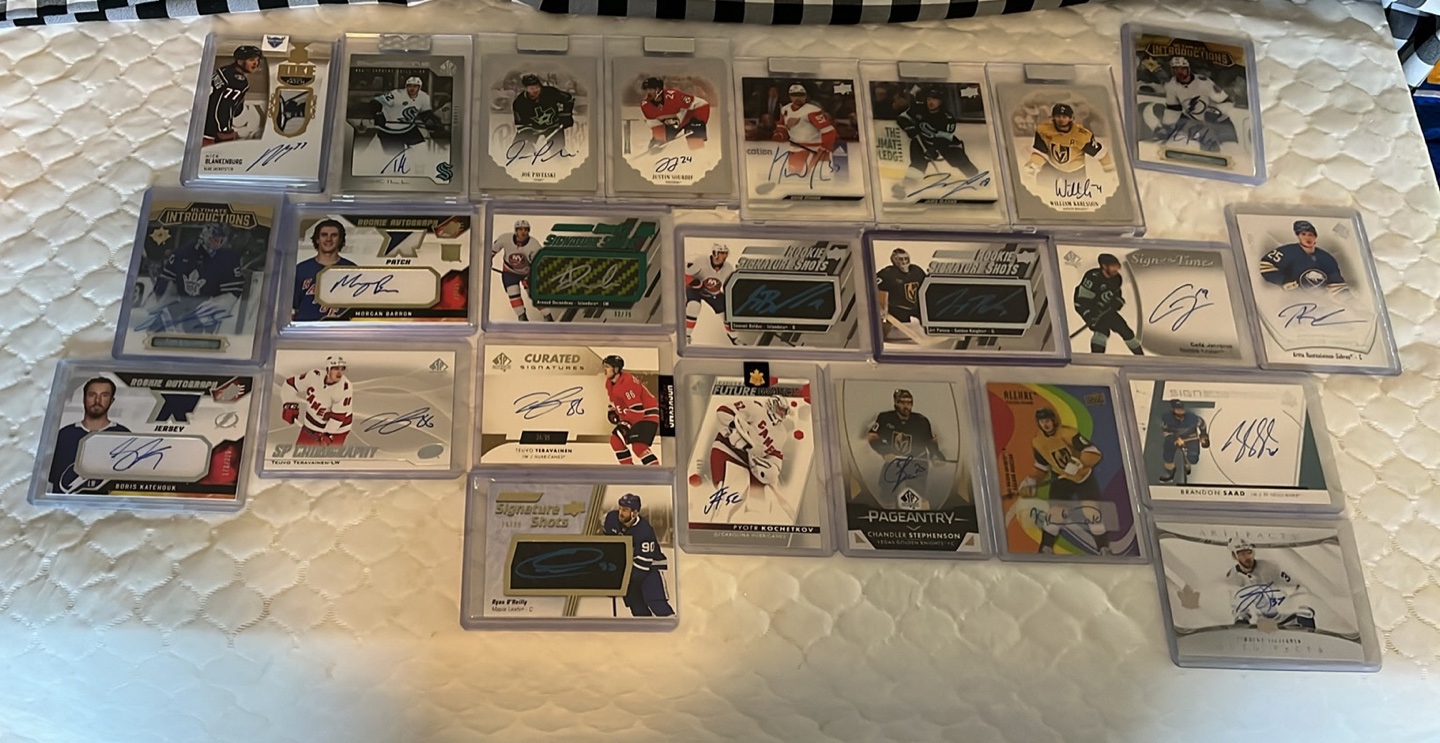 NHL Hockey Cards - Autos, Rookies, Numbered
