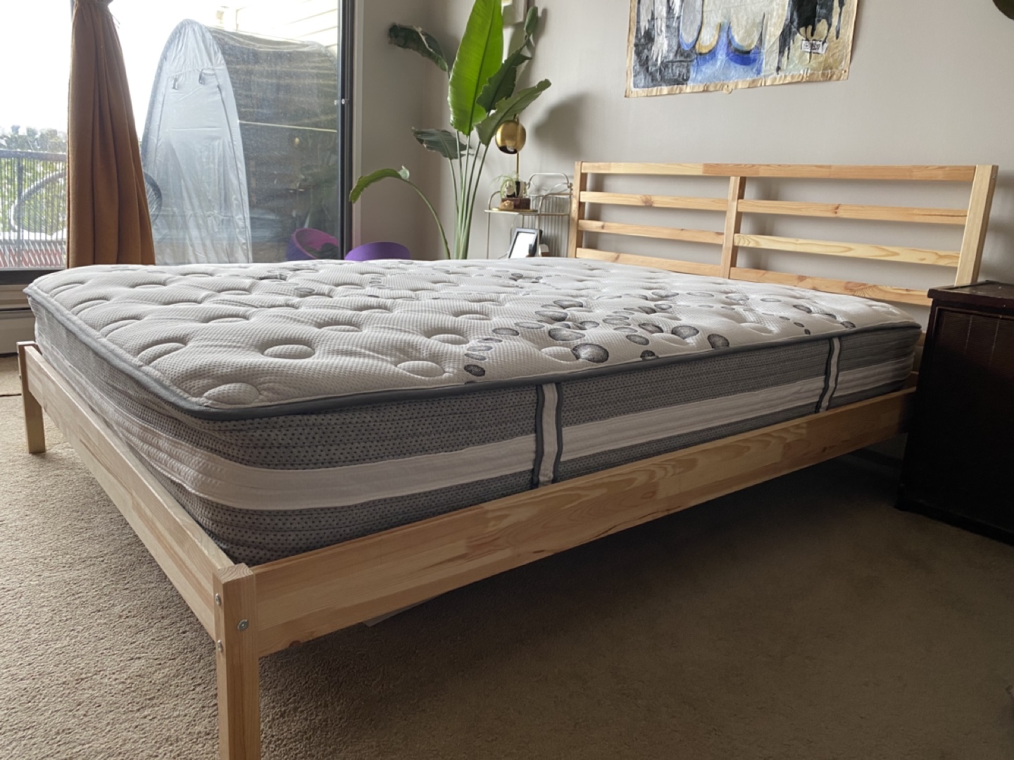 IKEA TARVA Queen Bed Frame - Light Pine - photo 3