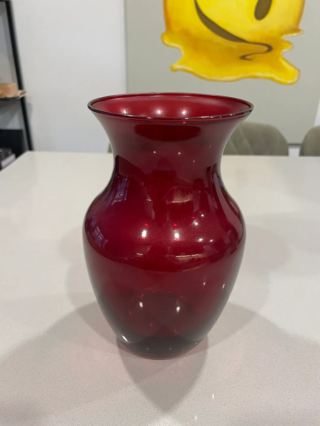 Red Glass Vase thumbnail