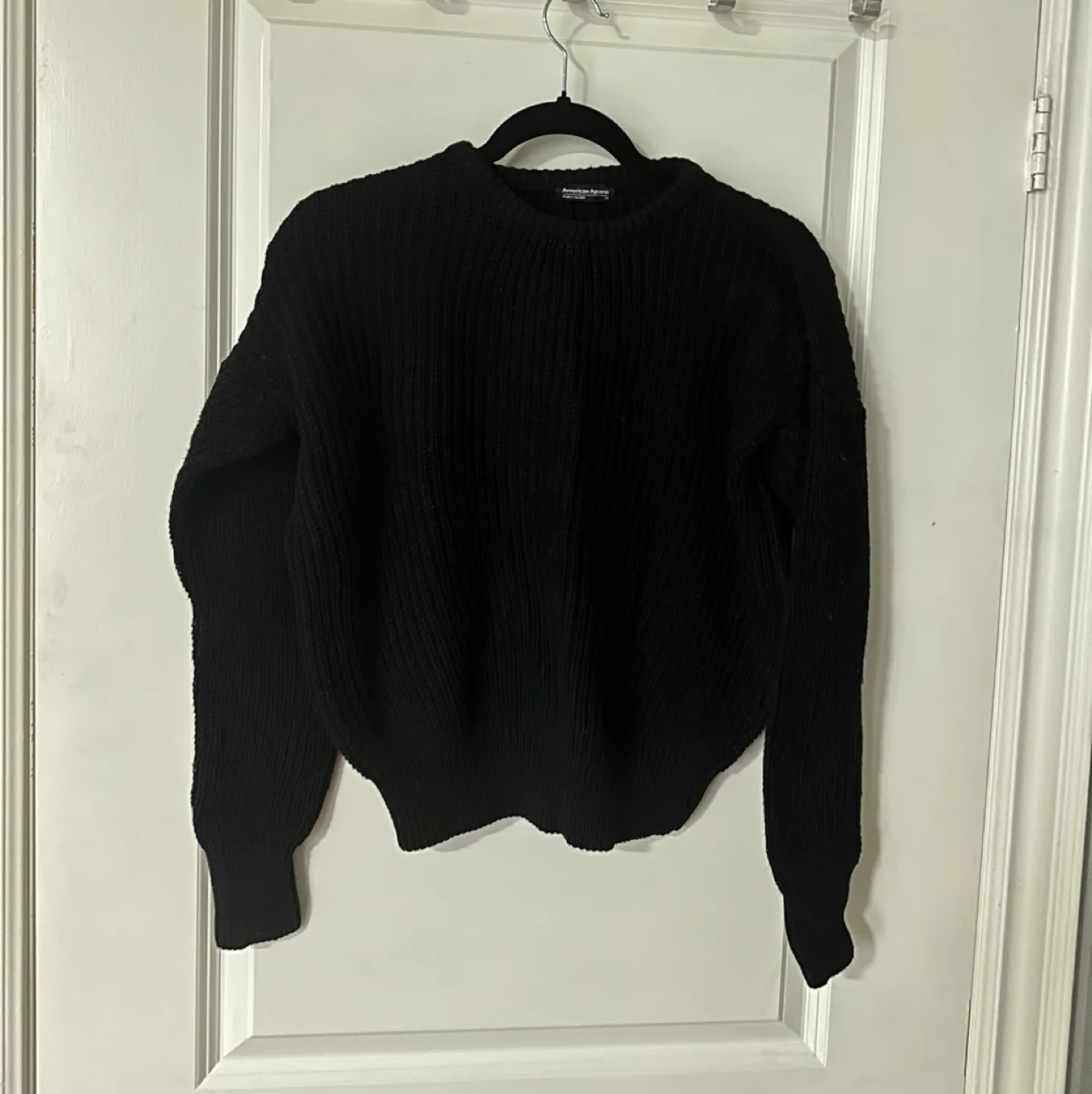 American Apparel Black Knit Sweater image indicator(2)