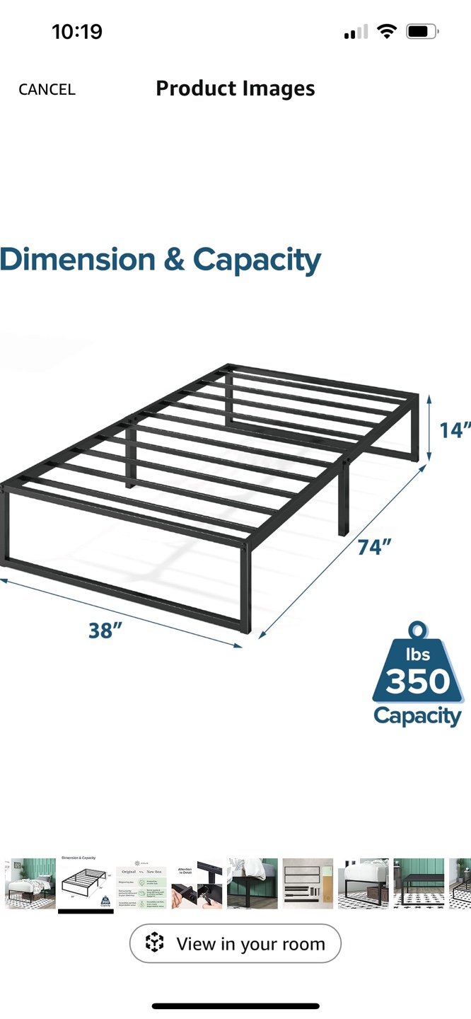 Metal Twin Bed Frame - photo 3