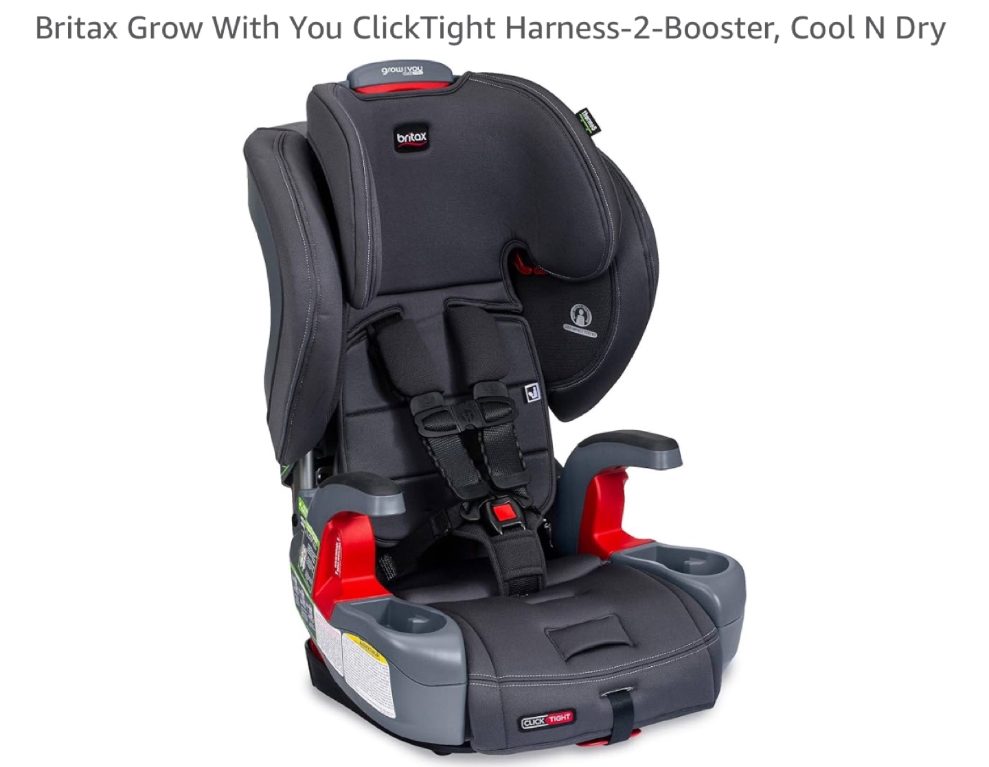 Britax Grow With You ClickTight Harness-2-Booster Car Seat - photo 2