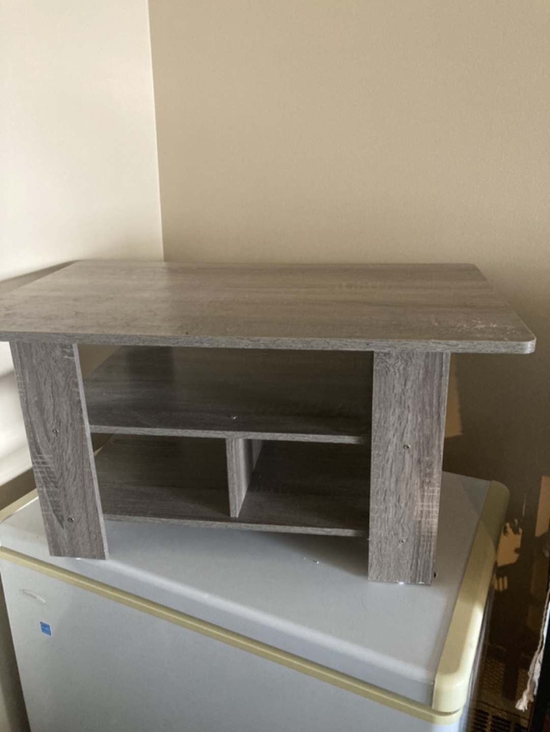 Grey wood-look coffee table
