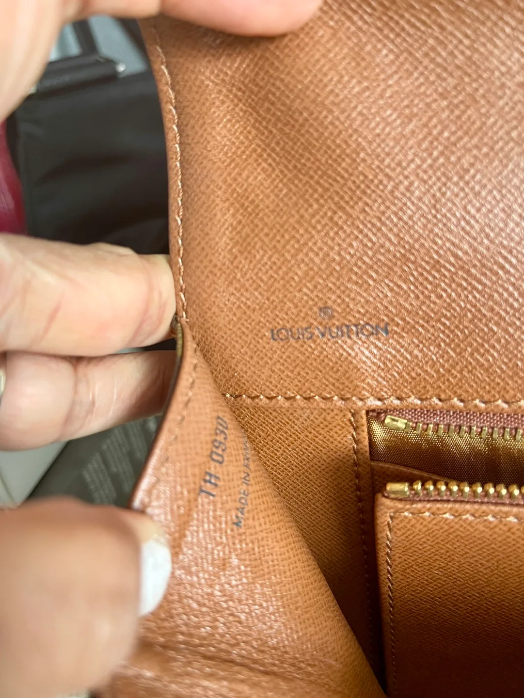 Vintage Louis Vuitton Monogram Canvas Clutch image indicator(4)