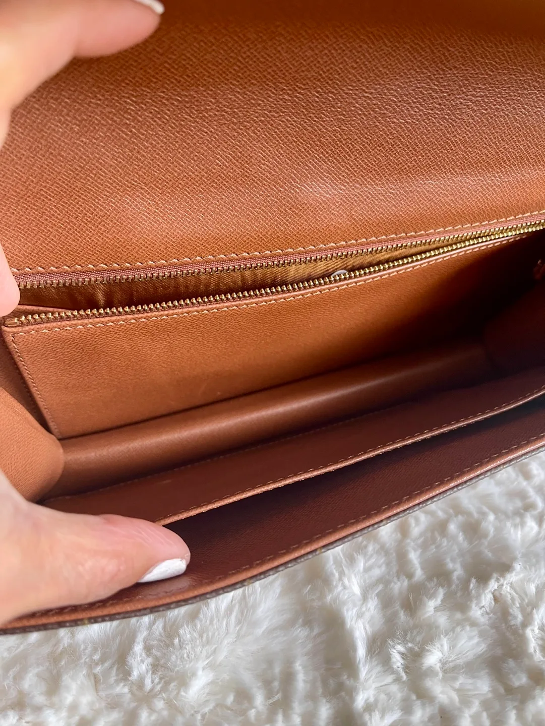 Vintage Louis Vuitton Monogram Canvas Clutch image indicator(5)