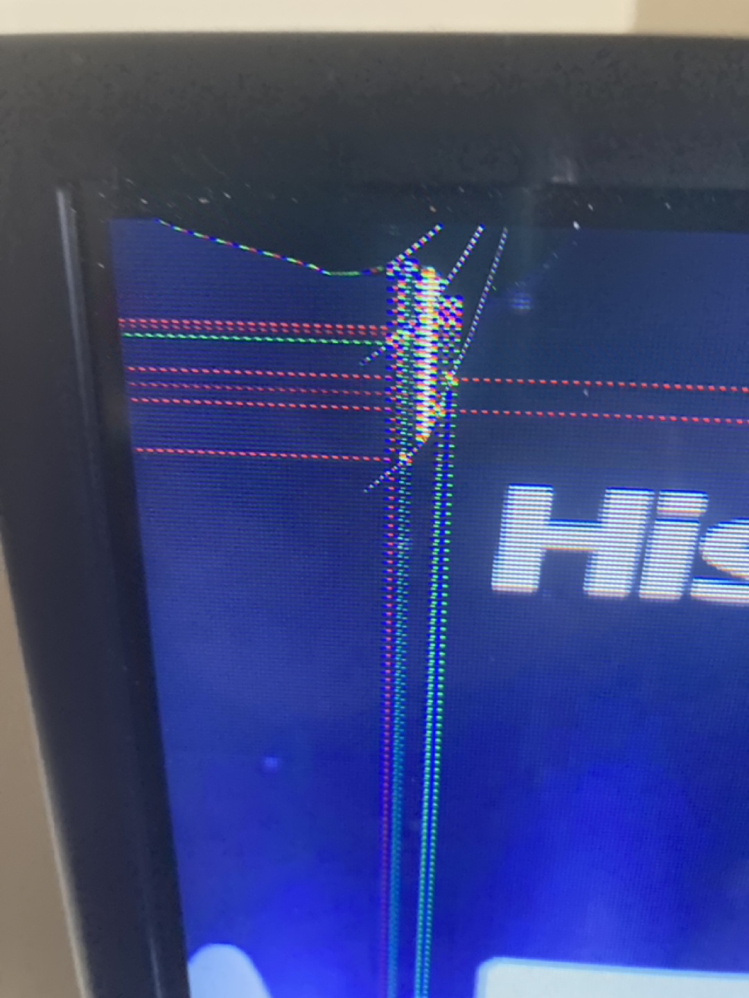 Hisense Roku TV - Damaged Screen - photo 3