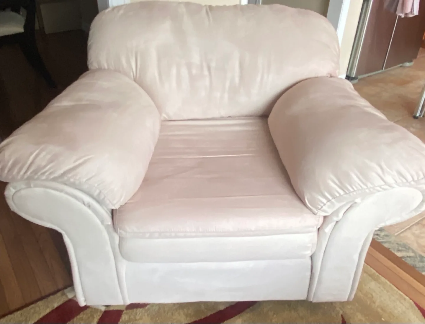 2 Beige Sofa and Loveseat Chair image indicator(2)