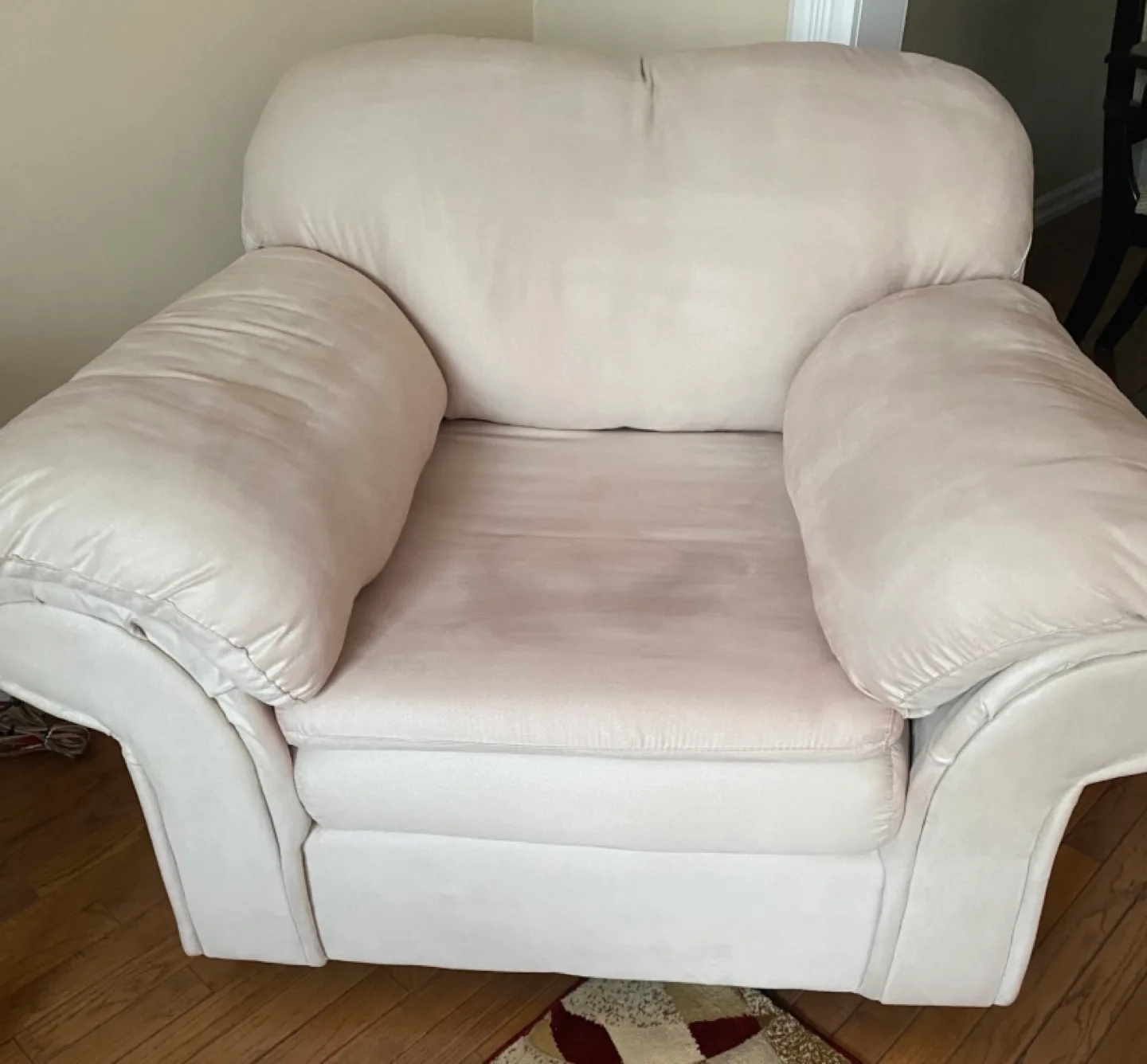 2 Beige Sofa and Loveseat Chair image indicator(3)