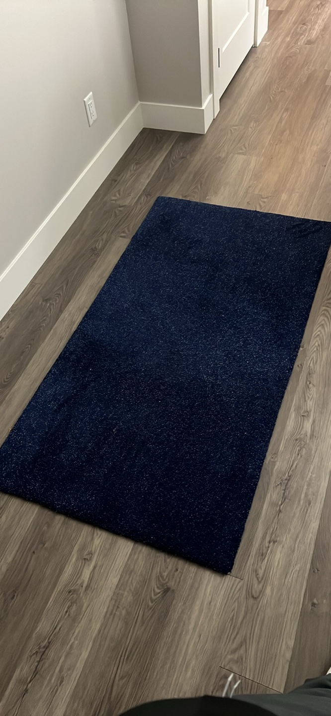 IKEA TYVELSE Rug - Dark Blue