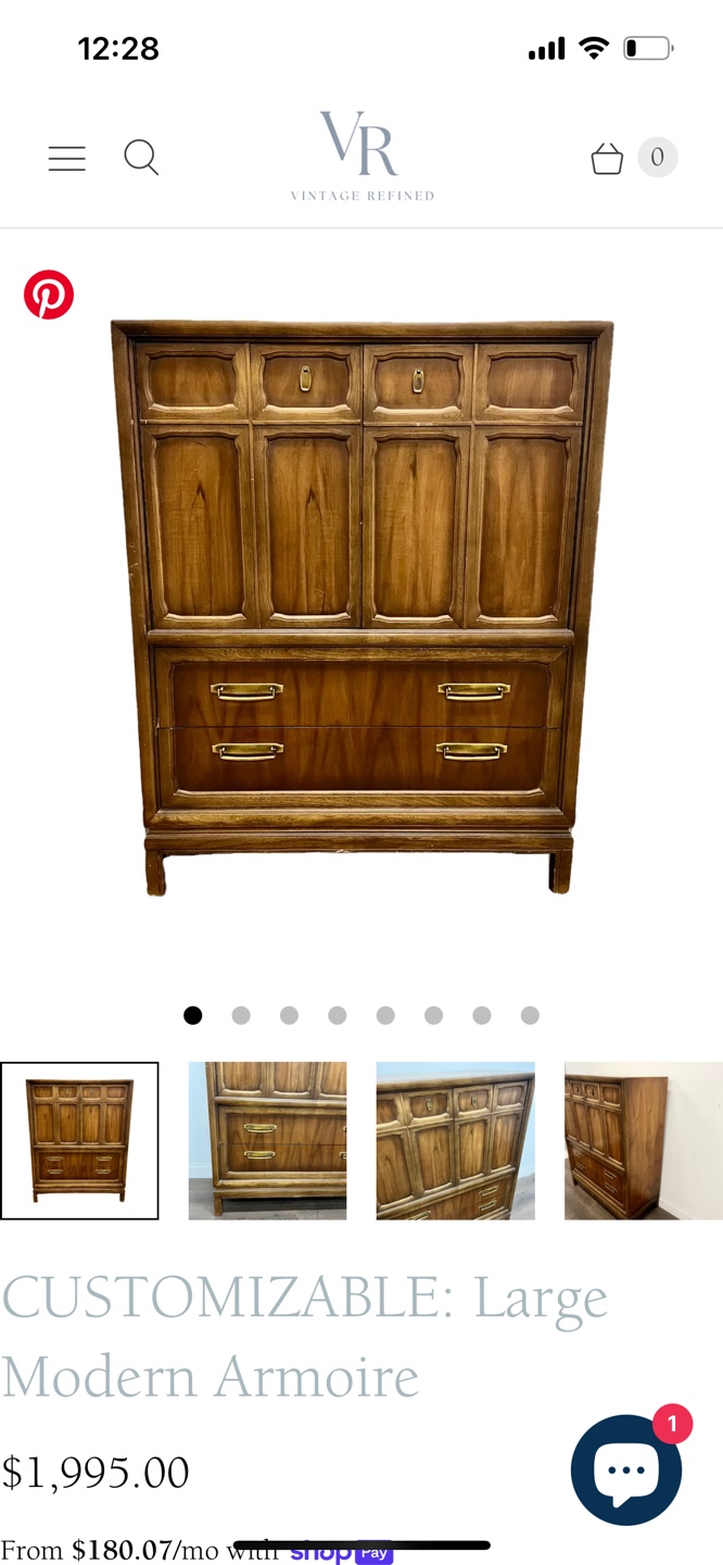 Mid-Century Modern Armoire - photo 5