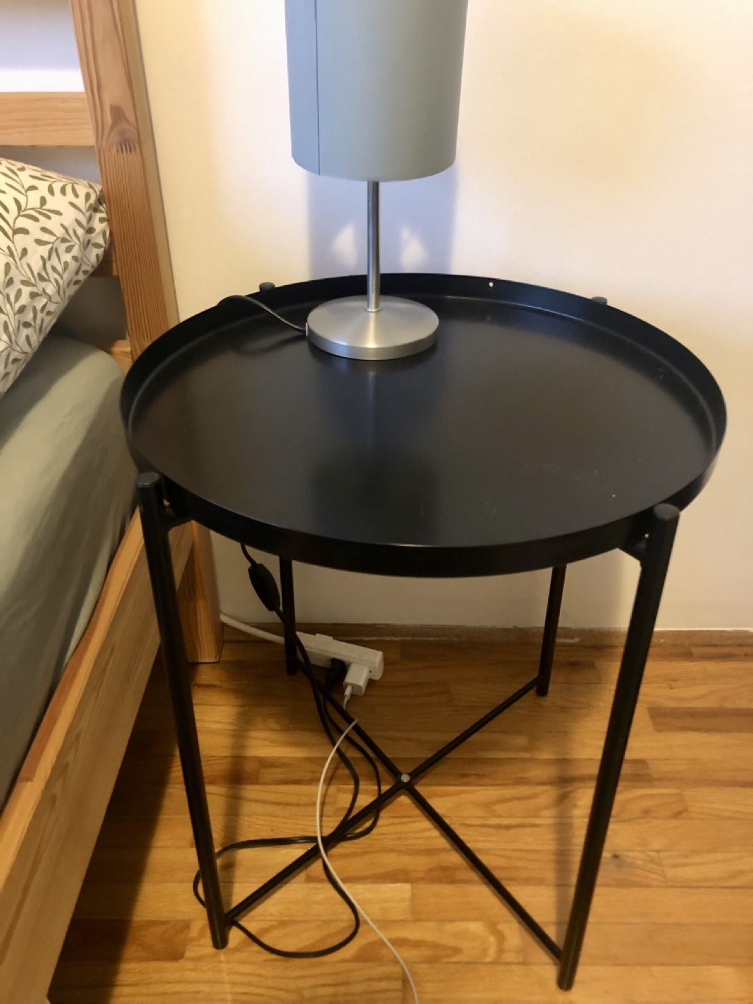 Black Metal Side Table