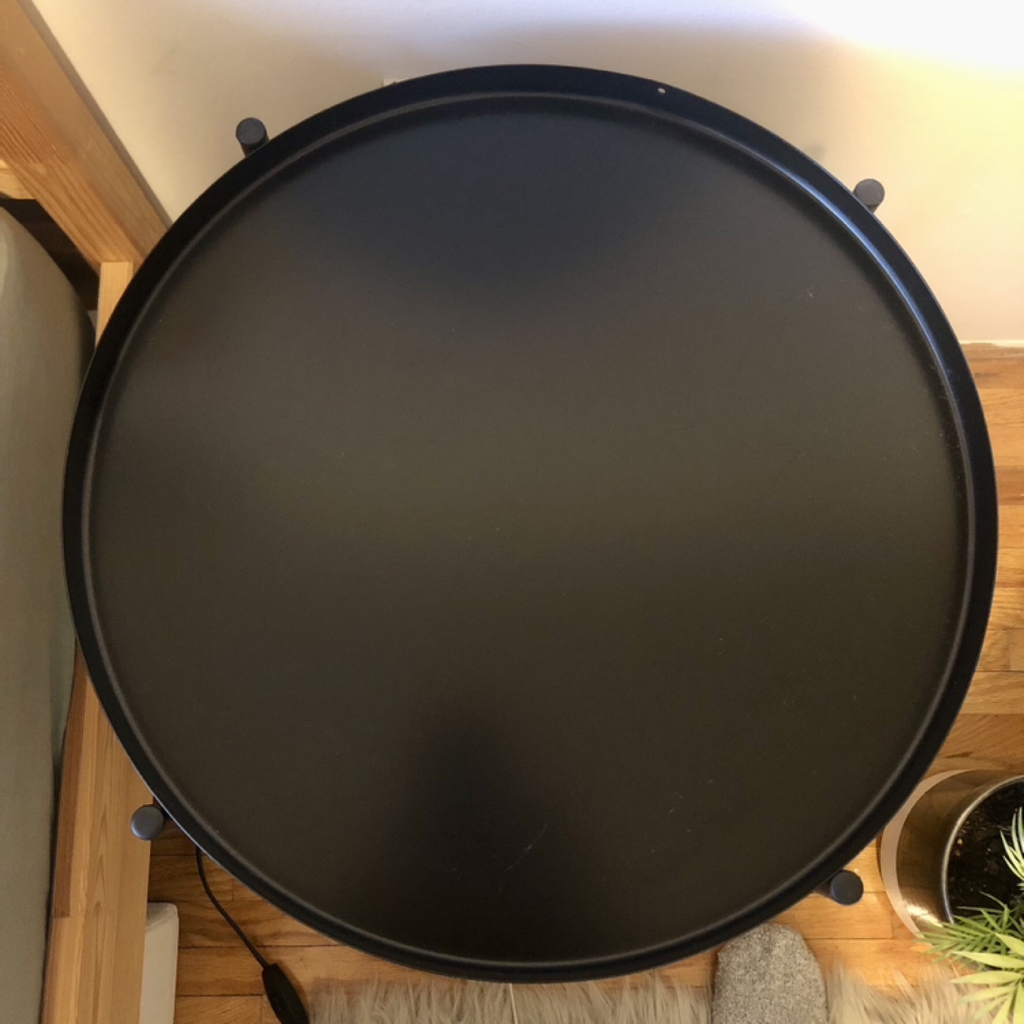 Black Metal Side Table - photo 2