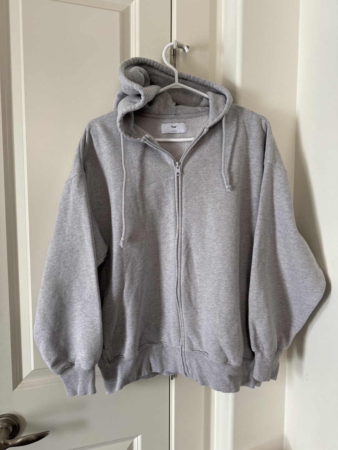 Tna® Grey Zip-Up Hoodie Size L