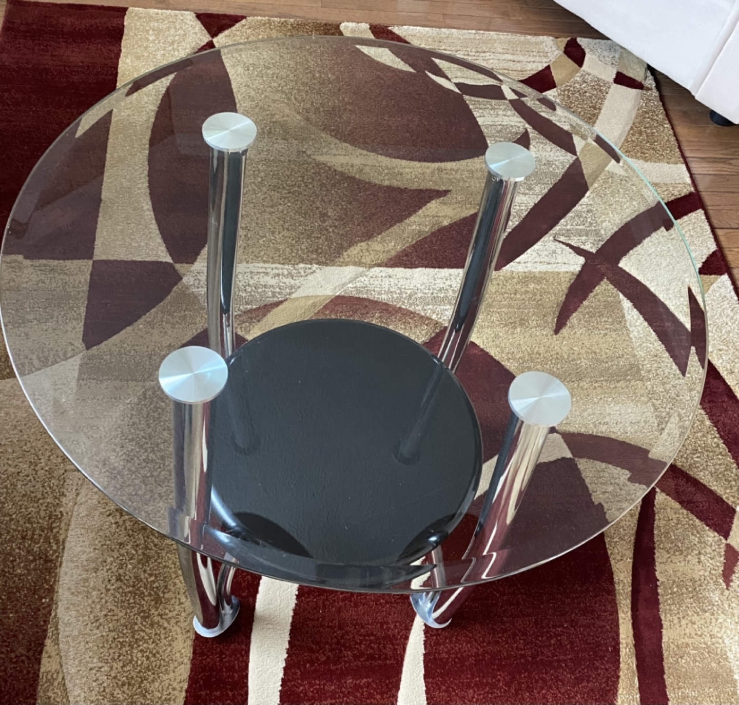 Glass-top Coffee Table Set with Two End Tables - photo 4